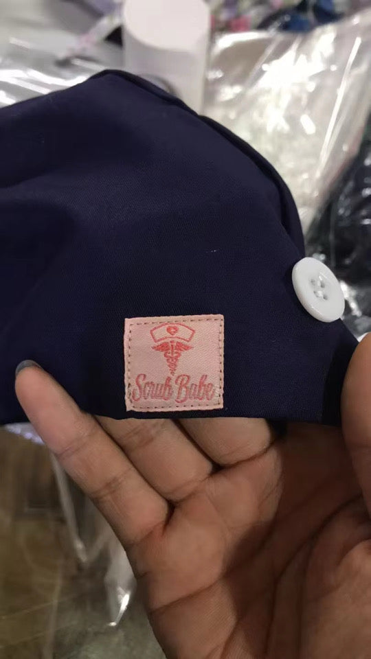 Navy Scrub Cap