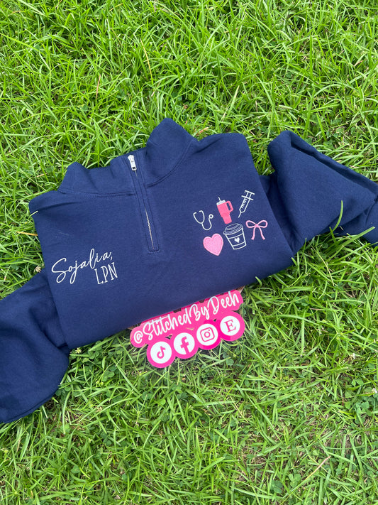 Healthcare Icons Quarterzip/Jacket